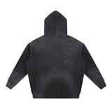 16 Psyche Artisanal Hoodie - Vintage Washed Frayed Fleece